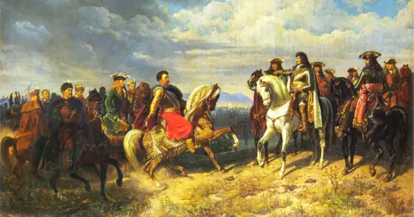 Jan III Sobieski na czele wojsk po bitwie pod Wiedniem. Ciekawostki o tym zwycięstwie odkrywają potęgę husarii.